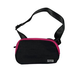 Motorola Razr OEM Fanny Pack Belt Bag Crossbody Black Pink Zip Promo Accessory